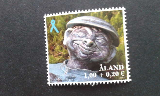 åland 2013 sininen nauha 1+0,2€**