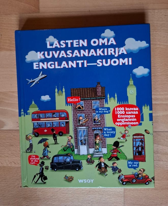 Lasten oma kuvasanakirja suomi-englanti