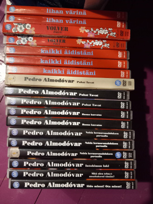 Pedro Almodovar elokuvia 3,5€/kpl