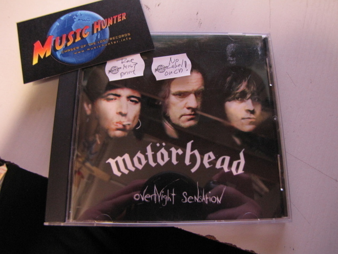 MOTORHEAD - OVERNIGHT SENSATION CD RARE MISPRINT PAINOS