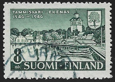 1946 Tammisaaren 400-vuotisjuhla leimattu LaPe 321 ROSOA