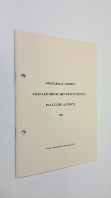 Eija Ahola : Asianajajatutkimus 1997 ; Asianajotoimistoje...