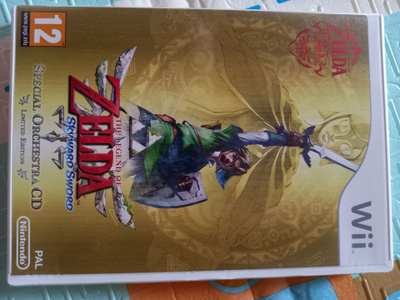 The Legend of Zelda Skyward Sword Wii – 2 levyä / 25th Anniv