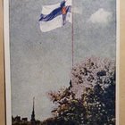 Suomen lipun päivä, Suomen valtiolippu, vanh. väripk, ei p. - pikkukuva 1