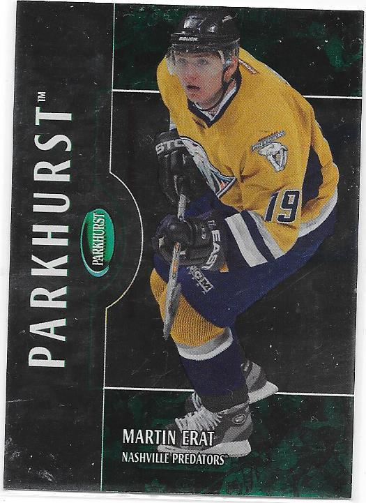 2002-03 Parkhurst #189 Martin Erat Nashville Predators