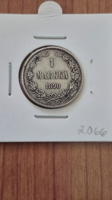 1 markka 1890, Suomi