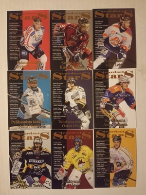 2008-09 Cardset Stars täysi setti 1-9
