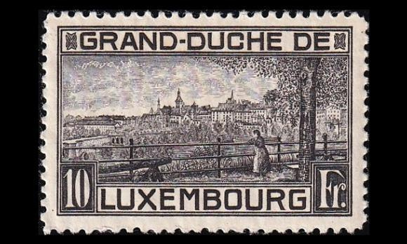 Luxemburg 143A * Maisema (11½) (1923)