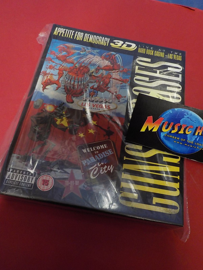 GUNS N ROSES - APPETITE FOR DEMOCRACY UUSI BLU-RAY + 2CD