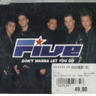 CDS FIVE DON T WANNA LET YOU GO - pikkukuva 1