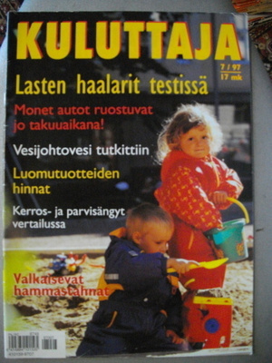 Kuluttaja Nro 7/1997 (6.11)