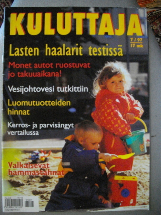 Kuluttaja Nro 7/1997 (6.11)