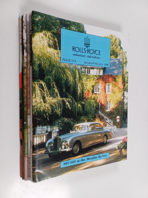 Rolls-Royce enthusiasts' club bulletin vuosikerta 1996