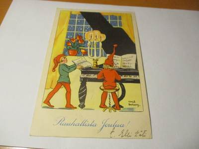 Broberg Margit Rauhallsta Joulua KB 44/7 - 1938