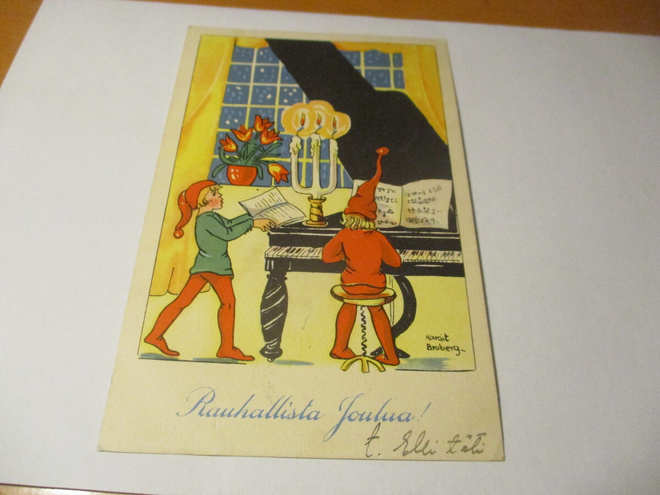 Broberg Margit Rauhallsta Joulua KB 44/7 - 1938