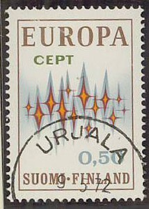 1972 Eurooppa 50p loisto Urjala -72