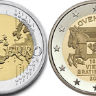Slovakia 2 euro 2023 Hevosposti 200 vuotta, UNC - pikkukuva 3