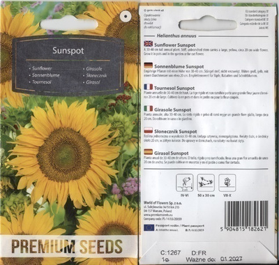 Auringonkukka 'Sunspot' - siemenet #