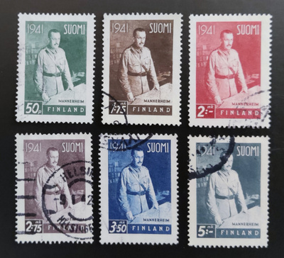 1941 Mannerheim leimattu sarja