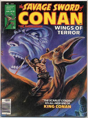 The Savage Sword of Conan the Barbarian No. 30 June 1978