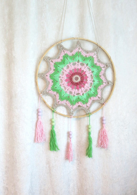 VIRKATTU MANDALA pastelli 30cm