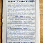 Tiede ja Elämä 8 Vihko 1920 luvulta - pikkukuva 2