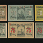 Saksa Notgeld 4 x 20, 2 x 75 pfg, Kempen 1920 - pikkukuva 1