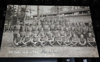 Perkjärvi Sotilaat nimet takana 1927 PK140/6