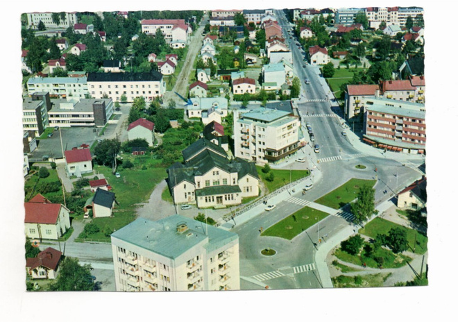 Riihimäki: keskustaa ilmasta