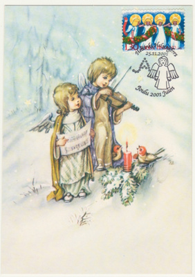 Maksikortti enkeli Joulu 2001