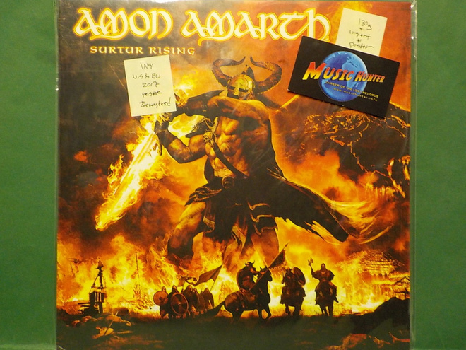 AMON AMARTH-SURTUR RISING - US/EU 2017 UUSI 180g LP + POSTER