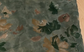 Vihreäkuviollinen verhokangas 90x993cm ”uusi”