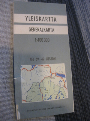 Utsjoki - kartta  1960