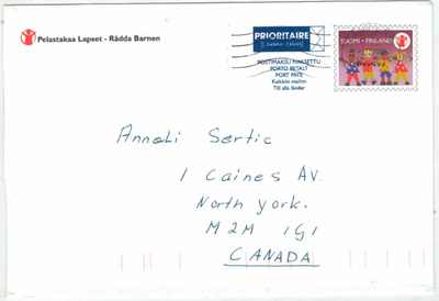 2002 "Pelastakaa lapset" kuori Kanadaan