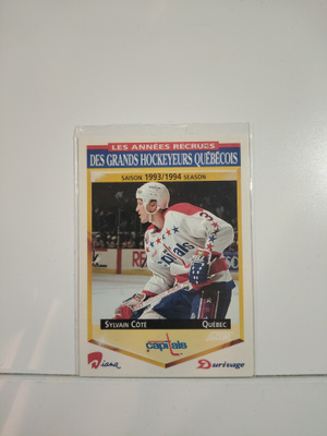 1993-94 Score Diana Durivage #35 Sylvain Cote