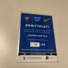 Jesper Mattila 2026-2027 nimmaroitu kortti - pikkukuva 2