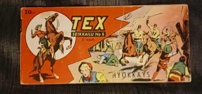 TEX seikkalu No 6 1954 Hyökkäys