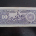 VENEZUELA 10 BOLIVARES 1995 (K12-89) - pikkukuva 2