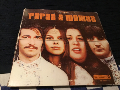 Mamas and The Papas vanha Us Dunhill lp gimmick sleeve