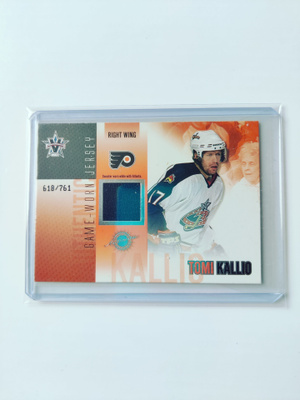 Tomi Kallio 2003 Vanguard Game-Worn Jersey /761