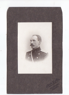 VANHA Kabinetti Valokuva Venäjä Upseeri Helsinki 1900-l
