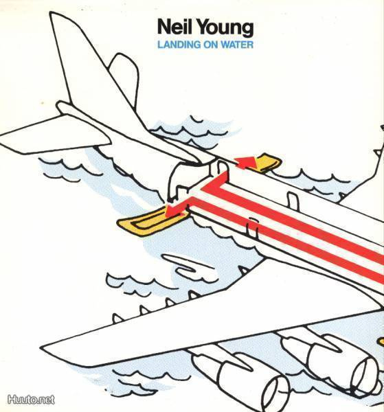 NEIL  YOUNG  ::  LANDING  ON  WATER  ::  VINYYLI  LP    1986