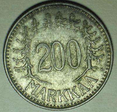 1957 SUOMI 200 markkaa
