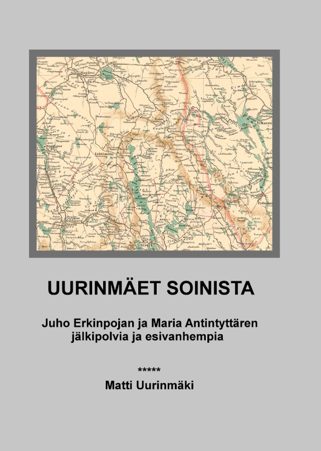 Sukukirja Uurinmäet Soinista (uusi)