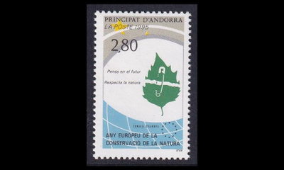 Andorra Fr 475 ** Euroopan luonnonsuojeluvuosi (1995)