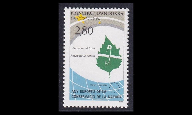 Andorra Fr 475 ** Euroopan luonnonsuojeluvuosi (1995)