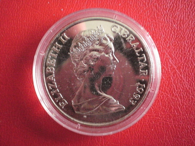 Englanti Gibraltar v. 1993 1 Crown kolikko