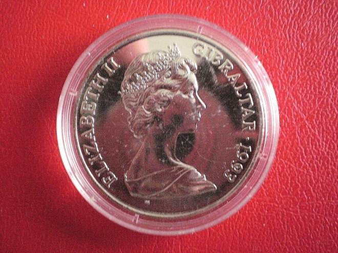 Englanti Gibraltar v. 1993  1 Crown kolikko