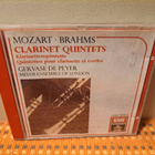 Mozart/Brahms:Clarinet Quintets-Gervase De Peyer CD - pikkukuva 1