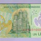 Romania 1 Leu v.2023 UNC P-117 (Polymer) - pikkukuva 2